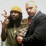 Wale with Triple H at Raw - Wrestling Examiner - WrestlingExaminer.com