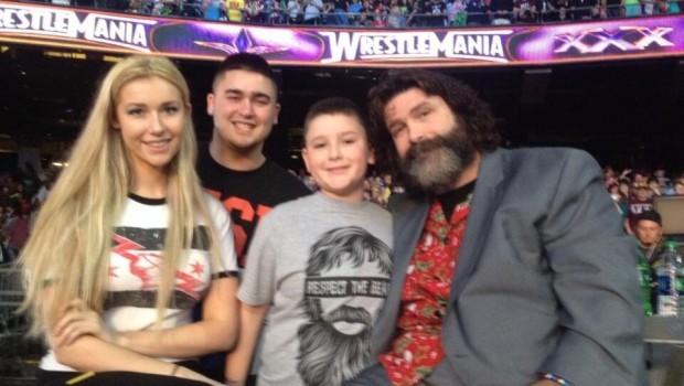 Mick Foley with Family - WrestlingExaminer.com