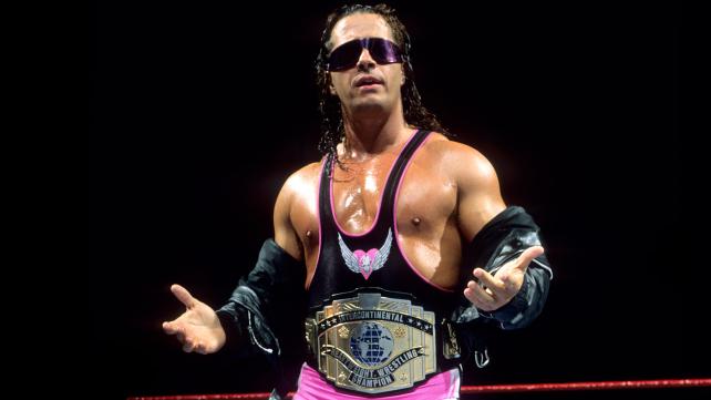 Bret Hart with Intercontinental Title