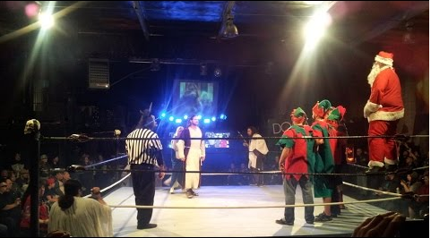 Santa vs Jesus FreakShow Wrestling - Wrestling Examiner