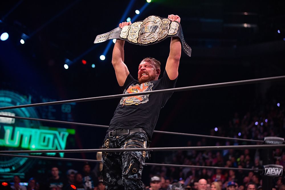 AEW Revolution Jon Moxley Wins Championship