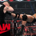 Drew McIntyre Claymore Kicks Brock Lesnar