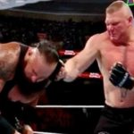 Brock Lesnar Punches Braun Strowman - Wrestling Examiner