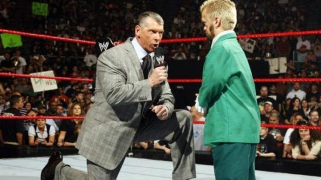 Vince McMahon and Hornswoggle